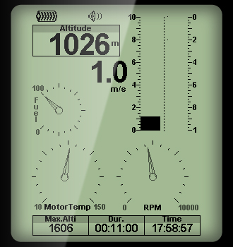 Flymaster M1-Motor Vario Display