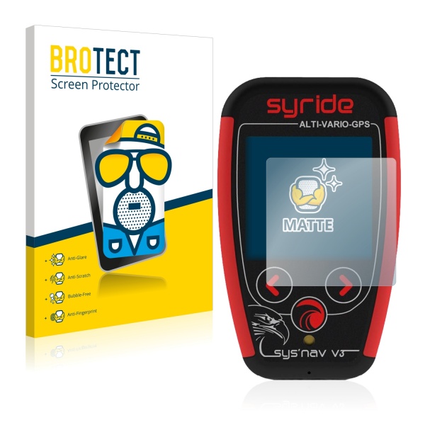 Displayschutzfolie Matt - Syride SYS Alti | GPS | Nav (2 Stk.)